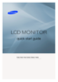 Page 1 
LCD M O N I T O R
quick start guide
T220,T200,T190,T220G,T200G,T190G
 