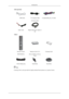 Page 11Sold separately                                            TV Antenna Cable

(Coaxial Cable)Component(P R, P
B, Y) Cable
Audio cableDigital audio optic output ca-
ble
Others
Remote Control
BN59-00624ABatteries (AAA X 2)
(Not available in all loca- tions)Cleaning Cloth
Cable holding ringStand BodyStand Base
 Note
Cleaning Cloth is only provided for highly polished black products as a product feature.
Introduction USB Cable
 