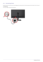 Page 172-5Installing the Product
2-5 Connecting Power
Connect one end of the power cord to the POWER port of the product and connect the other end of the power cord to a 220V or 
110V wall outlet.
(The input voltage is switched automatically.)
 