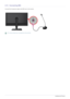 Page 252-13Installing the Product
2-13 Connecting MIC
Connect the microphone cable to the MIC port on the monitor.
 You may connect your microphone to the monitor. 
 