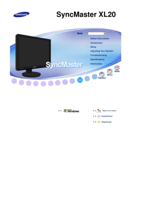 Page 1  
  
  
  
  
  
  
  
  
  
  
  
  
   
     
 SyncMaster XL20
 
  
    
  
 
     
SyncMaster XL20 
 