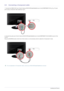 Page 222-9Installing the Product
2-9 Connecting a Component cable 
1. Connect the VIDEO OUT port of the AV device (DVD/VCR/Cable/Satellite box) to the [COMPONENT IN (PR, PB, Y)] input 
ports using a component video cable [P
R, PB,Y].
2. Connect the audio port of the AV device (DVD/VCR/Cable/Satellite box) to the [COMPONENT IN (R-AUDIO-L)] port of the 
monitor.
Press the [SOURCE] button at the front of the monitor or on the remote control to select the  mode.
 For an explanation of Component video, consult your...