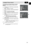 Page 25Intelligent Picture Control
GB
25
VCR
The Intelligent Picture Control Feature allows you to adjust the
sharpness of the image automatically, according to your own
preferences. 
1During playback, press the MENU button on the remote control.
2Press the OK or ❿.
Result: The Setup menu is displayed.
3Press the corresponding #, ❷!buttons to select the User Set
option.
4Press the OK or ❿!buttons to select this option.
Result
: The User Setmenu is displayed.
5Press the corresponding #or ❷buttons, until the...