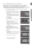 Page 7979
ENG
●  PC STREAMING FUNCTION
CONNECTING TO A PC AND PLAYING MP3 OR JPEG CONTENT
The shared folder setup method may be different, depending on the PC operating system.
You can connect the Blu-ray Home Theater to a PC and play mp3 or jpeg ﬁ le content in a shared folder. 
(Refer to pages 30~31 for the connection)
Use a router and LAN cable or wireless LAN adapter to 
connect between the PC and Blu-ray Home Theater.
Create a shared folder in the PC and store desired mp3 or 
jpeg ﬁ les there.
-  For more...