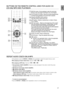 Page 58
57
 GB
●  LISTENING TO MUSIC
BUTTONS ON THE REMOTE CONTROL USED FOR AUDIO CD
(CD-DA)/ MP3 DISC PLAYBACK
1   SKIP() button: During playback, plays the next track. 
Moves to the next page in the Music List or the Playlist.
2   PLAY/PAUSE () button: Plays the currently selected track. 
If pressed during playback, the current track is paused.
3   Press the SEARCH () buttons : 
Fast Play (Audio CD(CD-DA) only).
4   ▲▼ buttons : Selects a track(song) or a folder in Music 
List or Playlist.  
5  SKIP () button...