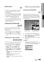 Page 49
 English
English 

04
Basic Functions

Caption Function
�
You must have some experience with video 
extraction and editing in order to use this 
feature properly.
To use the caption function, save the caption 
fi le (*.smi) in the same fi le name as that of the 
DivX media f le (*.avi) within the same folder.
Example. Root Samsung_007CD1.avi
      Samsung_007CD1.smi
Up to 60 alphanumeric characters or 30 East Asian 
characters (2 byte characters such as Korean and 
Chinese) for the...