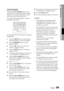 Page 59
 English
English 

05
Network Services

Using the Keypad
Pressing the FULL SCREEN button on the 
remote while you are using the Screen Keypad 
enables you to change the text fields to lower 
case, upper case, numbers and icons.
You can use this Screen Keypad in a several 
Internet@TV applications.
aA1
abcdef123
ghijklmno456
pqrstuvwxyz789
Input ModeDelete0
For example, here is how to search an address in 
Google Maps:
Press the ENTER button on the remote at 
the Google Maps icon at...