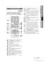 Page 129Français 51
04 Fonctions de base
Écouter de la musique
ow
Boutons de la télécommande 
servant à l'écoute de musique
MUTE
REPEAT
FULL SCREEN
12 
456
78 09
RDS DISPLAY
TA
PTY+
PTY SEARCH
PTY-
MUTE
FULL SCREEN
RDS DISPLAYTA
2
3
1
0 !
9 @
TOOLS
RETURN EXIT
INFO
AB
HUB
CDMO/ST
2D:D
SMART SEARCH iPod SYNCTUNER
MEMORY
S/W LEVEL
TOOLS
RETURNEXIT
INFO
AB
HUB
DMO/ST
2D:DSMARTSEARCH
iPod SYNCTUNERMEMORY
S/W LEVEL
4
6
7
5
8
1Bouton REPEAT : Permet de sélectionner le 
mode de lecture dans la Liste d’écoute....