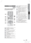 Page 207Deutsch 51
04 Grundfunktionen
Musik hören
ow
Tasten auf der Fernbedienung 
für die Musikwiedergabe
MUTE
REPEAT
FULL SCREEN
12 
456
78 09
RDS DISPLAY
TA
PTY+
PTY SEARCH
PTY-
MUTE
FULL SCREEN
RDS DISPLAYTA
2
3
1
0 !
9 @
TOOLS
RETURN EXIT
INFO
AB
HUB
CDMO/ST
2D:D
SMART SEARCH iPod SYNCTUNER
MEMORY
S/W LEVEL
TOOLS
RETURNEXIT
INFO
AB
HUB
DMO/ST
2D:DSMARTSEARCH
iPod SYNCTUNERMEMORY
S/W LEVEL
4
6
7
5
8
1Tasten REPEAT: Zum Auswählen des 
Wiedergabemodus in der Wiedergabeliste.
2
Tasten SUCHE: 
Audio CD...