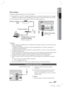 Page 261Italiano 27
02 Connessioni
Collegamento dell'antenna FM
Collegare l'antenna FM fornita al relativo 
connettore.
Muovere lentamente il ﬁ lo dell'antenna ﬁ nché 
non si trova una posizione con una buona 
ricezione, quindi ﬁ ssarlo a un muro o a un'altra 
superﬁ cie  rigida.
NOTA
Questo prodotto non riceve le trasmissioni AM.
1.
2.
✎

Rete wireless
È possibile collegarsi alla rete con un IP sharer wireless.È necessario un router AP/IP wireless per effettuare una connessione \
wireless alla...