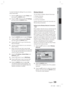 Page 39English 39
03 Setup
To enter the Network settings into your product, 
follow these steps:Press the ▲▼ buttons to select  Wired, and 
then press the ENTER button.
Press the ◄► buttons to select  IP Settings, 
and then press the ENTER button.
SettingsDisplay
Audio
Network
System
Language
Security
General
SupportIP Settings
>
 Move   " Enter   ' Return
IP Mode  Manual
IP Address 0.0.0.0Subnet Mask 0.0.0.0Gateway 0.0.0.0DNS Mode  Manual
DNS Server 0.0.0.0OK
Press the ENTER button to select IP Mode....