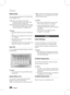 Page 300 English
Setup
English 1
HDMI AUDIO
The audio signals transmitted over the HDMI Cable 
can be toggled On/Off.Off :   Video is transmitted over the HDMI 
connection cable only, and audio is output 
through the product speakers only.
On :   Both video and audio signals are transmitted 
over the HDMI connection cable, and audio 
is output through your TV speakers only.
NOTE
The default setting of this function is HDMI Audio 
Off.
HDMI Audio is automatically down-mixed to 2ch 
for TV speakers....