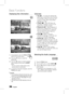 Page 36 English
Basic Functions
English 
Displaying Disc Information
Change   Select
1/1
2/20
0:05:21
1/1 EN AC3 5.1
1/1 EN
1/1
D
Change   Select
1/6
1/1
1/1 EN
During playback, press the TOOLS 
button on the remote control.
Press the  $% buttons to select the 
desired item.
Press the  _+ buttons to make the desired 
setup change and then press the  ENTER 
button.
-  You may use the number buttons of the  remote control to control items.
To make Disc information disappear, press the 
TOOLS...