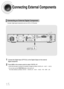 Page 1615
Press AUXon the remote control to select ‘DIGITAL IN’.
•Each time the button is pressed, the selection changes as follows: DIGITAL IN ➝ AUX 1 ➝ AUX 2.
•You can also use the FUNCTIONbutton on the main unit.
The mode switches as follows: DVD/CD ➝ DIGITAL IN ➝ AUX1 ➝ AUX2 ➝ FM ➝ MW ➝ LW.
Connecting External Components
Connect the Digital Input (OPTICAL) to the Digital Output on the external
digital component.1
2
DIGITAL OUT
Example: Digital signal components such as a DVD or CD Recorder.
Connecting an...