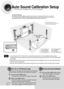 Page 5857
Auto Sound Calibration Setup
Auto Sound Calibration
By setting the auto sound calibration function just once when you relocate or install the unit, you can have
the unit automatically recognize the distance between speakers, levels between channels, and frequency
characteristics to create 5.1-channel sound field optimized for the listeners environment.
L: Front Speaker (L) R: Front Speaker (R)
C: Center Speaker  SW: Subwoofer
LS: Rear Speaker (L) RS: Rear Speaker (R)
•S.LOGO ON or S.LOGO OFF appears...