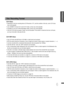 Page 7CD-R Discs
• Depending on the disc recording device (CD-Recorder or PC ) and the condition of the disc, some CD-R discs
may not be playable.
• Use a 650MB/74 minute CD-R. Avoid CD-R media, as they may not be playable.
• If possible, do not use CD-RW (Rewritable) media, as they may not be playable.
• Only the CD-Rs that are properly closed can be fully played. If the session is closed but the disc is left open,
you may not be able to fully play the disc.
CD-R JPEG Discs
• Only files with the .jpeg and...