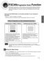 Page 15CONNECTIONS
P.SCAN(Progressive Scan) Function
Unlike regular Interlace Scan, in which two fields of picture information alternate to create the
entire picture (odd scan lines, then even scan lines), Progressive Scan uses one field of infor-
mation (all lines displayed in one pass) to create a clear and detailed picture without visible
scan lines. 
Press and hold P.SCAN button on the remote controller for over 5 seconds in
stop mode.
•P.SCAN or I.SCAN will appear in the display.
At this time, press the...