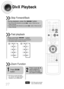 Page 28Fast playback
DivX Playback
Skip Forward/Back
During playback, press the              button.
•Go to the next file whenever you press           button, if there are over 
2 files in the disk. 
•Go to the previous file whenever you press           button, if there are over 
2 files in the disk. 
Press and hold                button. 
•Each time the button is held down during playback, 
the playback speed changes as follows:
27
•DIVX file can be zoomed
only in ZOOM X2 mode. Note
Zoom Function
2
Press...