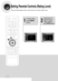 Page 4645
Setting Parental Controls (Rating Level)
Use this to restrict playback of adult or violent DVDs you do not want children to view.
21
In Stop mode,
press MENU
button.Press Cursor
button to move to
‘Setup’ and then
press ENTERbutton.
 41P~76P(DS700)-GB  2004.9.16  1:54 PM  Page 44
 