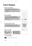 Page 2019
DivX Playback
Fast playback Skip Forward/Back
During playback, press the              button.
•Go to the next file whenever you press           button, if there are over 
2 files in the disk. 
•Go to the previous file whenever you press           button, if there are over 
2 files in the disk. 
To play back the disc at a faster speed, 
press and hold         or         during playback.
•Each time you press and hold either button, the playback speed will
change as follows: 
2x ➞4x ➞8x ➞32x ➞Normal....