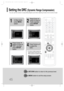 Page 4645
12
In Stop mode, 
press MENU
button.
Press Cursor
button to move to
‘Audio’ and then
press ENTER
button.
•The Cursor      button is pressed, the
greater the effect, and the Cursor
button is pressed, the smaller the effect.
34
Press Cursor
button to move to
‘DRC’ and then
press ENTER
button.Press Cursor    ,
to adjust the
‘DRC’.
Press RETURNbutton to return to the previous level.
Press MENUbutton to exit the setup screen.
You can use this function to enjoy Dolby Digital sound when watching movies at...