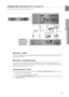 Page 25

ENG

●  CONNECTIONS

●  CONNECTIONS

CONNECTING THE VIDEO OUT TO YOUr TV
Choose one of the four methods for connecting to a TV.
AUX IN 2
AUX IN 2
METHOD4(supplied)
METHOD1METHOD2
METHOD3
 
 
METHOD 1 : HDMI
Connect the HDMI cable (not supplied) from the HDMI OUT jack on the back of the DVD Player to the 
HDMI IN jack on your TV.
METHOD 2 : Component Video
If your television is equipped with Component Video inputs, connect a Component video cable(not 
supplied) from the Component Video Output...