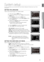 Page 4343
ENG
●  SYSTEM SETUP
SETTING THE LANGUAGE
OSD(On-Screen Display) language is set to English by default.In Stop mode, press the 
1.  MENU button.
Press the Cursor 
2. 
% button to move to Setup and then press the   
ENTEr button.
Select 
3.  Language and then press the ENTEr button.
Press the Cursor 
4. 
$,% button to select OSD Language and then   
press the ENTEr button.
Press the Cursor 
5. 
$,% button to select the desired language   
and then press the ENTEr button.
Once the setup is complete, the...