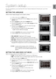 Page 4343
ENG
●  SYSTEM SETUP
SETTING THE LANGUAGE
OSD(On-Screen Display) language is set to English by default.In Stop mode, press the 
1.  MENU button.
Press the Cursor 
2. 
% button to move to Setup and then press the   
ENTEr button.
Select 
3.  Language and then press the ENTEr button.
Press the Cursor 
4. 
$,% button to select OSD Language and then   
press the ENTEr button.
Press the Cursor 
5. 
$,% button to select the desired language   
and then press the ENTEr button.
Once the setup is complete, the...