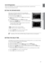 Page 4747
ENG
●  SYSTEM SETUP
SETTING THE SPEAKEr MODE
 
Signal outputs and frequency responses from the speakers will 
automatically be adjusted according to your speaker configuration and 
whether certain speakers are used or not.In Stop mode, press the 
1.  MENU button.
Press the Cursor 
2. 
% button to move to Audio and then press the 
ENTEr button.
In the 
3.  SPEAKEr SETUP, press the ENTEr button again.
Press the Cursor 
4.  , , ,  button to move to the desired speaker 
and then press the ENTEr...