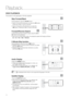 Page 36Playback
36
DIVX PLAYBACK
The functions on this page apply to DivX disc playback.
Skip Forward/Back D
During playback, press the [,] button. 
Goes to the next file whenever you press the 
•	
] button,   
if there are 2 files or more on the disc.
Goes to the previous file whenever you press the   
•	
[ button, if there are 2 files or more on the disc.
Forward/reverse Search D
To play back the disc at a faster speed, press the (  or 
)  button during playback. 
Each time you press either button, the...