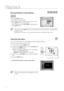 Page 44Playback
44
Moving Directly to a Scene/Song dBAG
AG
Press the numeric buttons. The selected file will be played.
•	
When playing an MP3 or JPEG disc, you cannot use the 
•	
Cursor  ,  button to move to a folder.   
To move a folder, press the STOP 
(@) and then press the 
Cursor  ,  button.
 
MYou can press the  
`[ ,] button on the remote control to move directly to the desired title, 
chapter, or track.
Depending on the disc, you may not be able to move to the selected title\
 or time.  
 
`
Using...