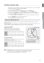 Page 5555
ENG
●  SYSTEM SETUP●  SYSTEM SETUP
SETTING THE DELAY TIME
 
If the speakers cannot be placed at equal distances from the listening position, you can adjust the delay 
time of the audio signals from the Centre and rear speakers.In Stop mode, press the 
1.  MENU button.
Press the Cursor 
2. 
% button to move to Audio and then press the ENTEr button.
Press the Cursor 
3. 
% button to move to DELAY TIME and then press the ENTEr button.
Press the Cursor  
4.  , , ,  button to move to the desired...