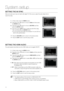 Page 5858
System setup
SETTING THE AV SYNC
Video and audio sync may not match with digital TV. If this occurs, adjust the audio delay time to
match the video.In Stop mode, press the 
1.  MENU button.
Press the Cursor 
2. 
% button to move to Audio and then press 
the ENTEr button.
Press the Cursor 
3. 
% button to move to AV-SYNC and then 
press the ENTEr button.
Press the Cursor 
4. 
 , button to select the AV-SYNC Delay 
Time  and then press the ENTEr button.
You can set the audio delay time between 0 ms...