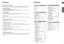 Page 3GB5PREPARATION
ContentsPREPARATIONSafety Warnings ............................................................2
Precautions ....................................................................3
Features.........................................................................4
Notes on Discs ..............................................................6
Description .....................................................................8CONNECTIONSConnecting the Speakers...