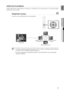 Page 31
1
ENG

●  PLAYBACK

JPEG FILE PLAYBACK
Images captured with a digital camera or camcorder, or JPEG fi les on a PC can be stored on a CD and then played 
back with this Home Cinema.
rotate/Flip Function G
Press the Cursor $, %, _, + button during playback.
The maximum resolutions supported by this product are 5120 x 3480 (or 19.0 MPixel) for standard JPEG fi les 
and 2048 x 1536 (or 3.0 MPixel) for progressive image fi les. 
If a JPEG fi le is played when the HDMI output resolution is...