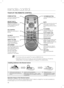 Page 10
10

remote control
TOUR	OF	THE	REMOTE	cOnTROl
  
The remote control can operate TVs made by SAMSUNG only.
Depending on the TV you are using, you may not be able to operate your TV with this 
remote control. In this case, operate the TV using the TV's remote control.
▪
▪
installing batteries in the Remote Control
1. Lift the cover at the back of the remote control upward as shown.
2. Install two AAA size batteries. Make sure to match the “+” and “–” ends of the batteries with the diagram inside the...