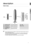 Page 1111
GB
●  DESCRIPTION
description
FRONT PANEL
POWER() BUTTONSKIP () BUTTON Display
SKIP () BUTTONVolume Control (+)10DISC TRAY
STOP (¦) BUTTON Volume Control (-)
PLAY/PAUSE () 
BUTTONEJECT BUTTON  
Service for Speaker system is not available. For speaker system replacement please contact your 
authorize Samsung Service Center.
The maind unit (R Speaker) has a groove on the front side. You can open it by puliling it with a 
thin and hard end tool (such as ruller or screwdriver). Do not open unless for...