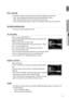 Page 4141
GB
●  SYSTEM SETUP
STILL MODE 
     These option will help prevent picture shake in still mode and display small text clearer.
        • Auto : When selecting Auto, ﬁ eld/Frame mode will be automatically converted.
       • Field : Select this feature when the screen shakes in the Auto mode.
              • Frame : Select this feature when you want to see small letters more clearly in the Auto mode.
SCREEN MESSAGES
Use to turn on-screen messages On or Off.
TV SYSTEM
    NTSC : In case of using NTSC...