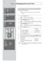 Page 42English-40
Setting and Displaying the Current Time
You can set the TV’s clock so that the current time is displayed when
you press the INFO button. You must also set the time if you wish to
use the automatic On/Off timers.
If you disconnect the power cord, you have to set the clock
again.
1Press the MENUbutton.
Result
: The main menu is displayed.
2Press the or  button to select Setup.
Press the ENTERbutton.
Result
: The options available in the Setupgroup are displayed.
3Press the or  button to select...