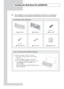 Page 58English-56
Installing the Wall Mount Kit (LE26R51B)
This installation is to be used when attaching the wall mount to a concr\
ete wall.
When attaching to other building materials, please contact your nearest \
dealer.
Components (Sold separately)
M4 X L15
Wall-Bracket Set-Bracket Screw: 8EA
M4 X L20
Wood Screw: 4EA Anchor: 4EA Installation Guide
How to assemble the Wall Mount Bracket
1Mark the location of hole on the wall.
Drill a hole of 35mm depth on the marked
location.Fix anchors on each hole on the...