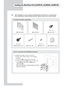 Page 60English-58
Installing the Wall Mount Kit (LE32R51B, LE32R52B, LE40R51B)
This installation is to be used when attaching the wall mount to a concr\
ete wall.
When attaching to other building materials, please contact your nearest \
dealer.
Components (Sold separately)
Wall-Bracket Set-Bracket Screw: 8EA
Wood Screw: 7EA Anchor: 7EA Screw: 3EA Installation Guide
How to assemble the Wall Mount Bracket
1Mark the location of hole on the wall.
Drill a hole of 35mm depth on the marked
location.Fix anchors on each...