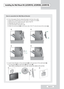 Page 61English-59
Installing the Wall Mount Kit (LE32R51B, LE32R52B, LE40R51B)
2  Turn the power off and unplug the power cord from the outlet.Place the TV faced down on a soft cloth or cushion on a table.
Remove the four screws from the  back of the TV.
Separate the stand from the TV.
Cover the bottom hole with a cap
Attach the set-bracket onto the rear side of the TV set and secure the screws .
3  Insert three Hangers of the set-bracket into the grooves of the wall-bracket . Fix set-bracket and wall-bracket...