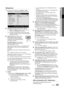 Page 1515Deutsch
03GrundfunktionenBildoptionen
Im PC-Modus können Sie nur  
✎Farbtemp. , Größe, 
Aktivierung,  und Einbrennschutzes nach  einstellen.
Bildoptionen
Farbtemp. : Normal    ►
Größe  : Autom. Breit
Bildschirmmodus  : 16:9
Digit. Rauschfilter  : Auto
MPEG-Rauschfilter  : Auto
HDMI-Schwarzp.  : Normal
Filmmodus  : Aus 
 
▼
U Verschieben    E Eingabe    R Zurück
Farbtemperatur (Kalt / Normal / Warm1 / Warm2) 
 
■
Warm1 
 
✎oder Warm2 werden nur aktiviert, wenn der 
Bildmodus auf Dynamisch eingestellt...