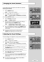 Page 37
English-35

Changing the Sound Standard
Adjusting the Sound Settings

You can select the type of the special sound effect to be used when
watching a given broadcast.

1
Press the 
MENU
button.
Result
: The main menu is displayed.

2
Press the or  button to select 
Sound
.
Result
: The options available in the 
Sound
group are displayed.

3
Press the 
ENTER
button.

4
Press the 
ENTER
button again.
Result
: The 
Mode
is selected.

5
Select the required sound effect by pressing the or  button
repeatedly...