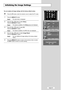 Page 53
English-51

Initializing the Image Settings

You can replace all image settings with the factory default values.

Press the 
PC
button under the remote’s cover to select the PC mode.

1
Press the 
MENU
button.
Result
: The main menu is displayed.

2
Press the or  button to select 
Setup
.
Press the 
ENTER
button.
Result
: The options available in the 
Setup
group are displayed.

3
Press the or  button to select 
PC
.
Press the 
ENTER
button.
Result
: The options available in the
PC
menu are displayed....