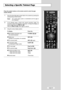 Page 55
Press the number buttons on the remote control to enter the page
number directly:

1
Enter the three-digit page number listed in the contents by pressing the\
corresponding numeric buttons.
Result
:The current page counter is incremented and the page is
then displayed.

2
If the selected page is linked with several secondary pages, the
secondary pages are displayed in sequence. To freeze the display on
a given page, press the 

PRE-CH
()
.
Press the 
PRE-CH 
()
button again to resume.

3
Using the...