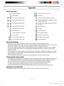 Page 12
12
Appendix
Fabric care chart
Resistant materialCan be ironed at 100˚C max
Delicate fabricDo not iron
Item may be washed at 95˚CCan be dry cleaned using any solvent
Item may be washed at 60˚CDry clean with perchloride, lighter fuel, pure 
alcohol or R113 only
Item may be washed at 40°C.Dry clean with aviation fuel, pure alcohol or R113 only
Item may be washed at 30°C.Do not dry clean
Item may be hand washedDry ﬂat
Dry clean onlyCan be hung to dry
Can be bleached in cold waterDry on clothes hanger
Do not...