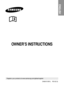 Page 1OWNER’S INSTRUCTIONS
DA68-01281 L   REV(0.3)
ENGLISH
Register your product at www.samsung.com/global/register
DA68-01281E-0.1   5/22/05 1:20 PM  Page 19
 