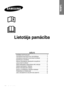 Page 85LietotÇja pamÇc¥ba
Latvia
saturs
DROŠ±BAS INSTRUKCIJAS  ...........................................................
 2
LEDUSSKAPJA/SALDîTAVAS UZSTÅD±ŠANA   ...........................  
5
LEDUSSKAPJA/SALDîTAVAS SAGATAVOŠANA   ......................  
6
KONTROLES LIETOŠANA   .............................................................
 6
PÅRTIKAS UZGLABÅŠANA LEDUSSKAP± VAI SALDîTAVÅ  .....................  
10
LEDUS IZGATAVOŠANA   .............................................................  
11
ÌDENS...