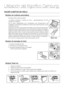 Page 22Utilización del frigorífico Samsung
22 _ funcionamiento
La  cubitera  producirá  8  cubitos  por  ciclo  –  aproximadamente  100-130 cubitos en un periodo
de  24  horas,  dependiendo  de  la  temperatura  del  compartimento  del congelador, la temperatura ambiente, las veces que se abra la puerta y otras condiciones de uso.
Deseche los primeros lotes de hielo para dejar que se limpie la línea de agua. Asegúrese de que nada interfiere con el movimiento de la alarma de llenado. Cuando  la  cesta  se  llene...